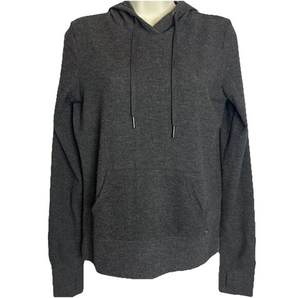 GAIAM Dark Gray Knit Athletic Hoodie NEW W/TAGS — Generous Size XS - Picture 1 of 8